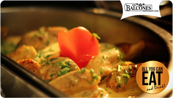 [Image: ¡Paga $34 en Lugar de $62.50 por Almuerzo o Cena Buffet ALL YOU CAN EAT AND DRINK para 2 con: Cocina Internacional, Parrillada, Barra de Ensaladas, Entremeses, Guarniciones, Postres y Más, Soda, Limonada y Té Helado + 2 Capuchinos o Chocolates!m]
