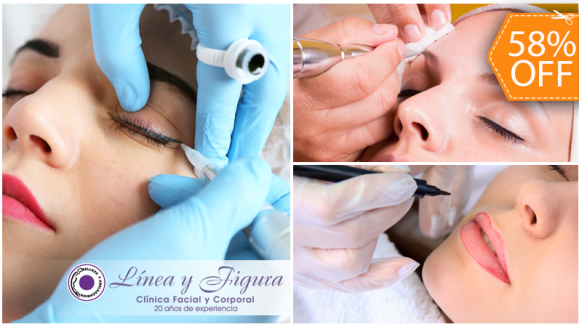 [Image: ¡Paga $50 en lugar de $120 por Maquillaje Permanente en el Contorno de Los Ojos, Labios o Cejas en Línea y Figura!m]