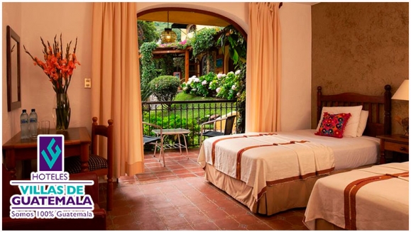 [Image: ¡Paga Q585 en lugar de Q976 por Estadía para 2 Adultos y hasta 2 Niños en Hotel de Villas de Guatemala a Elección: Villa Santa Catarina en Atitlán, Villa Caribe en Livingston, Villa Maya o Maya Internacional en Petén!m]