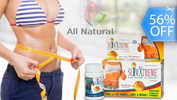 [Image: ¡Paga Q99 en lugar de Q225 por Tratamiento de 30 Cápsulas Slim Xtreme Gold para Suprimir el Apetito, Quemar Grasa y Perder Peso de All Natural!m]