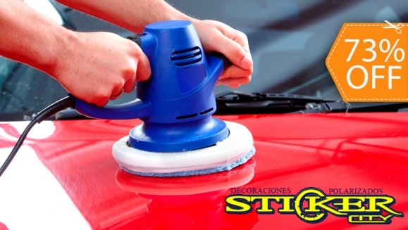 [Image: ¡Paga $19 en lugar de $70 por Restauración de Pintura (Robin, Pasteado a Máquina con Abrillantador Marca 3M O Meguiar´s) + Lavado + Aspirado + Siliconeado + Lavado de Motor o Pulido de Silvines + Sticker en Stickers City!m]