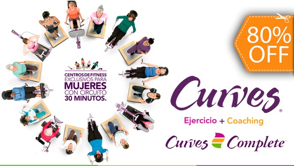 [Image: ¡Paga $20 en lugar de $100 por 1 Mes de Entrenamiento Personalizado de Fuerza y Cardiovascular con Clases de Mini Ball, Bootcamp y Pilates + Baile + Análisis de Figura + Inscripción en Curves!m]
