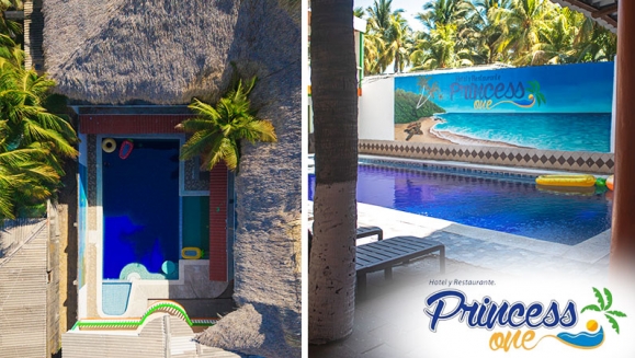 [Image: ¡Escape Romántico a la Playa! ¡Paga $40 en Lugar de $75 por Estadía de 1 Noche Para 2 Personas en Playa Costa del Sol, La Paz + 2 Desayunos!m]