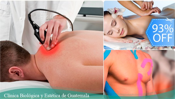 [Image: ¡Paga Q59 en vez de Q850 por Terapia Láser contra Dolores con: 1 Sesión de Láser Terapéutico + 1 Sesión de Terapia Manual Ortopédica + Aplicación de Vitamina D o Complejo B o Aplicación de Bálsamos o Vendaje Neuro Muscular en Clínica Biológica!m]