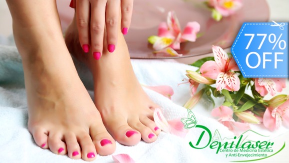 [Image: ¡Paga Q59 en lugar de Q260 por Manicure Spa + Pedicure Spa + Esmalte en Manos y Pies en Depilaser!m]