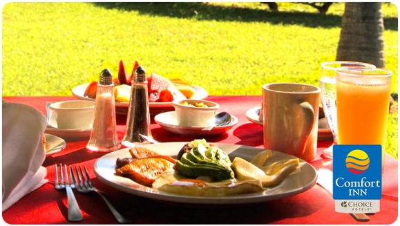 [Image: ¡Paga $47 en Lugar de $122 por Estadía de 1 Noche para 2 Personas + 2 Desayunos Tipo Buffet!m]