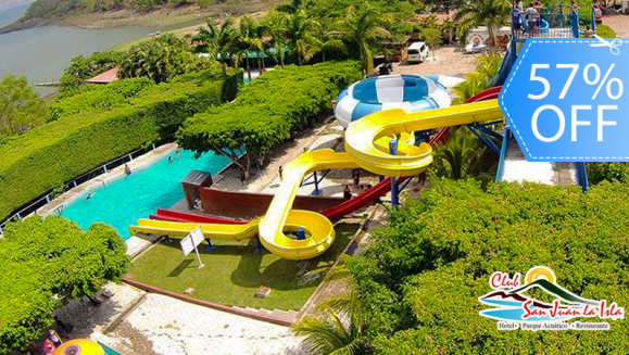 [Image: ¡Paga Q299 en lugar de Q700 por Estadía en Habitación Doble para 2 Adultos y 2 Niños + Ingreso al Parque Acuático + Uso de Lanchas con Pedales y Más!m]