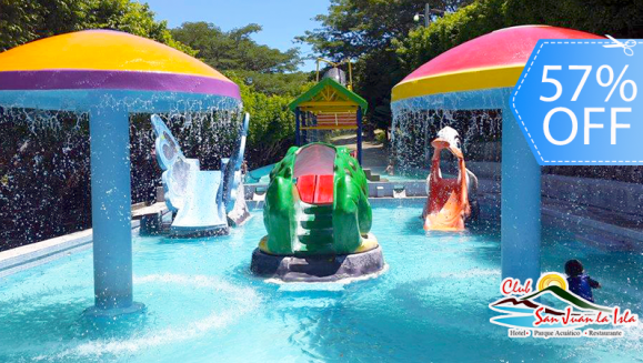 [Image: ¡Paga Q299 en lugar de Q700 por Estadía en Habitación Doble para 2 Adultos y 2 Niños + Ingreso al Parque Acuático + Uso de Lanchas con Pedales y Más!m]