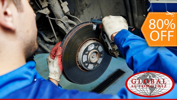 [Image: ¡Paga $10 en lugar de $50 por Ajuste de Frenos + Revisión de 28 Puntos + Rotación de Llantas + Lavado de Chasis + Lavado de Motor y Car Wash Completo en Global Automotriz!m]