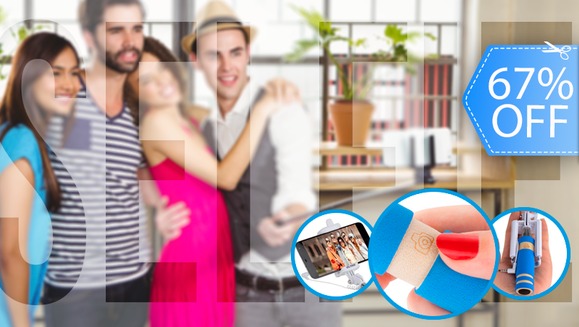 [Image: ¡Paga Q49 en lugar Q150 por Nuevo Selfie Stick Compacto con Brazo Extendible con Botón para Tomar las Fotos Incorporado!m]