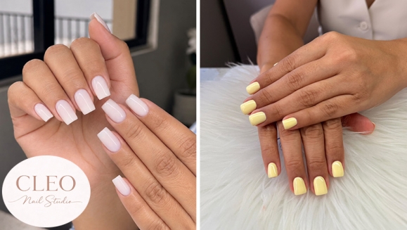 [Image: ¡Paga $10 en Lugar de $20 por Aplicación de Técnica Soft Gel o Rubber + Manicure Express + Esmaltado Permanente DND + Brillo Permanente!m]