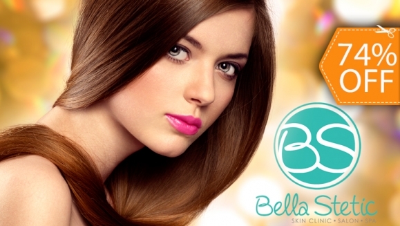 [Image: ¡Paga $10 en lugar de $39 por Tratamiento Intensivo de Keratina + Lavado Spa + Secado o Planchado + Depilación de Ceja y Bozo + Corte de Puntas en Bella Stetic!m]