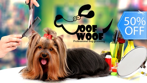 [Image: ¡Paga Q65 en lugar de Q130 por Paquete de Grooming para Mascota que Incluye: Baño + Secado + Cepillado + Corte de Pelo + Corte y Limado de Uñas + Limpieza de Oídos + Limpieza de Glándulas + Moño + Perfume en Woof Woof Professional Grooming!m]