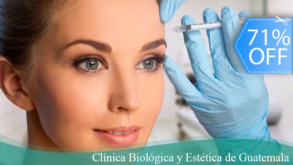 [Imagen:¡Paga Q475 en lugar de Q1,650 por Aplicación de 12 Unidades de Botox en Frente, Patas de Gallo o Entrecejo + Evaluación Médica en Clínica Biológica y Estética de Guatemala!]