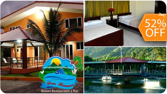 [Image: ¡Paga $45 en vez de $94 por Estadía hasta para 4 Personas + 30 Minutos de Pesca en Hotel Don Renno!m]