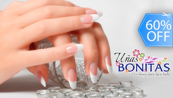 [Image: ¡Paga Q59 en lugar de Q149 por Set de Uñas Acrílicas French o Naturales, Cuadradas o Stiletto + Decoración en 2 Uñas + Manicure Express!m]
