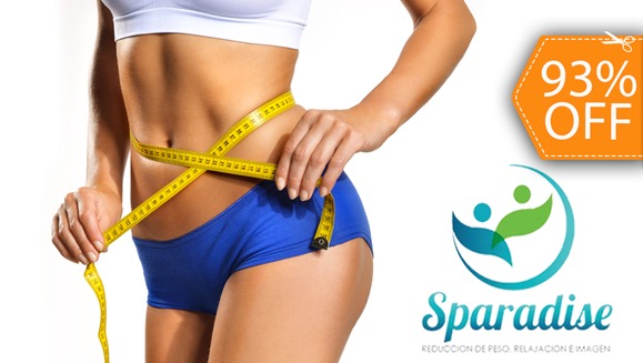 [Image: ¡Paga $30 en lugar de $440 por 24 Tratamientos para Reducción de Peso y Medidas: 2 Liposucciones sin Cirugía + 2 Lipolaser + 5 Gimnasias Pasivas + 5 Thermoslim + 2 Masajes Reductivos + 4 Geles Reductores + 4 Geles Moldeadores en Sparadise!m]