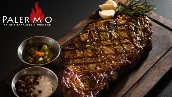 [Image: ¡Paga $15 y Consume $30 en Todo el Exquisito Menú de Palermo Steak House &amp; Wine Bar!m]