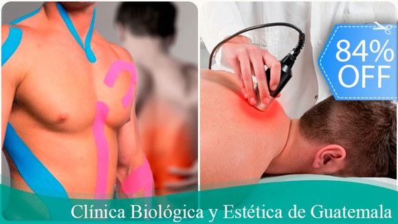 [Image: ¡Paga Q99 en vez de Q600 por Terapia Láser contra Dolores Musculares o Articulares de Espalda y Rodilla con: 1 Láser Terapéutico + 1 Terapia Manual Ortopédica + 1 Vendaje Neuro Muscular + Evaluación!m]