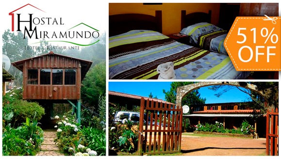 [Image: ¡Paga $55 en lugar de $113 por Estadía de 1 Noche para 4 personas + 4 Desayunos + 4 Cenas! ¡Solo 100 Cupones Disponibles!m]