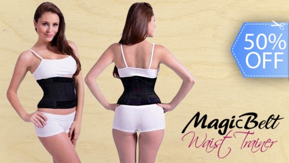 [Image: ¡Paga Q149 en lugar de Q300 por Faja Moldeadora para Cintura de Avispa Magic Belt!m]