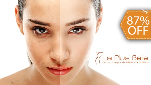 [Image: ¡Paga $49 en lugar de $383 por 2 Microdermoabrasiones + 2 Limpiezas Faciales Profundas + Ozonoterapia + 2 Sesiones de Láser para Acné, Arrugas, Ojeras, Manchas o Efecto Lifting!m]