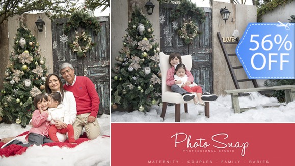 [Image: ¡Paga Q199 en lugar de Q450 por Sesión Fotográfica de 30 Minutos en Set Navideño + 15 Fotografías Digitales + 4 Impresiones 4 x 6!m]