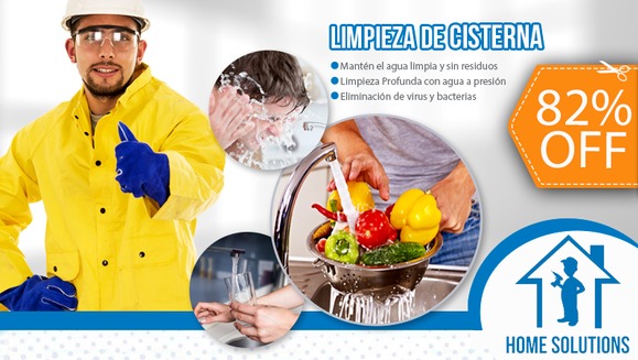 [Image: ¡Paga $23 en lugar de $125 por Limpieza y Desinfección de Cisterna con Sistema de Agua a Presión Hidro-Jet! ¡Sin Restricción de Tamaño!m]