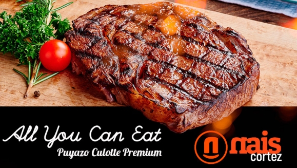 [Image: ¡Paga Q159 en lugar de Q295 por ALL YOU CAN EAT de Puyazo Culotte Premium + Guarnición a Elección entre Papas Fritas, Papa Horneada, Vegetales, Elote, Guacamole Frijoles + Consomé + Ensalada de la Casa + All You Can Drink de Bebidas Naturales!m]