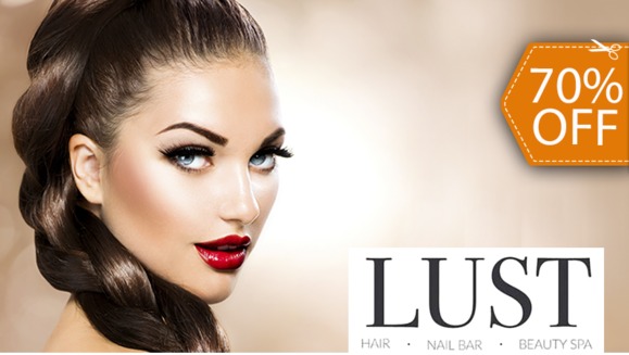 [Image: ¡Paga $18 en lugar de $60 por Maquillaje Profesional + Pestañas Postizas + Sellador de Maquillaje + Lavado Spa + Tratamiento de Argán + Secado + Peinado!m]
