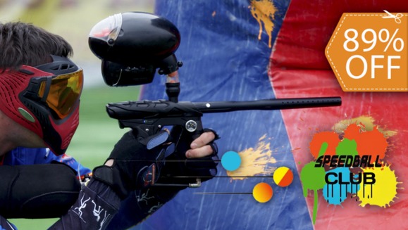 [Image: ¡Paintball para 4! ¡Paga $10 en lugar de $90 por Paquete de Paintball que Incluye: 100 Paintballs + Uso de Campo + Alquiler de 4 Marcadoras + 4 Máscaras + 4 Chalecos + Pase de Aire Ilimitado!m]