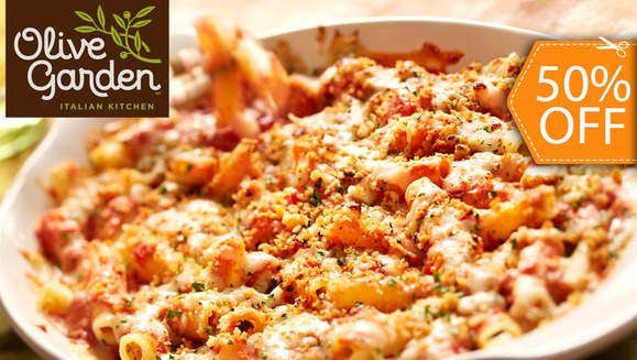 [Image: ¡Paga $30 en lugar de $59.46 por Banquete Italiano para 4 Personas con: 4 Pastas “Five Cheese Ziti al Forno” + 1 Bowl de Ensalada para Compartir + 4 Breadsticks + 4 Bebidas!m]