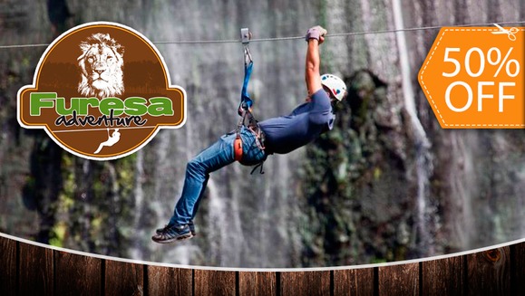 [Image: ¡Paga $15 en lugar de $30 por 1 Recorrido en Canopy Extremo + Acceso al Parque!m]