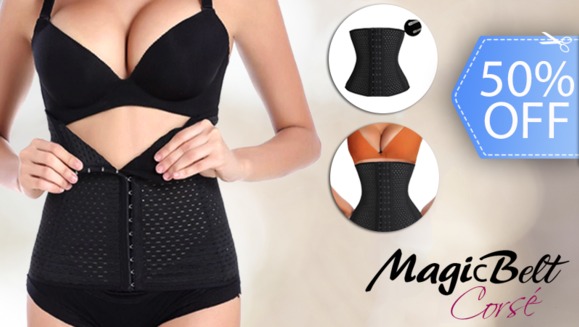 [Image: ¡Paga Q149 en lugar de Q300 por Faja Magic Belt Corsé para Corrección de Postura y Moldeo de Cintura!m]