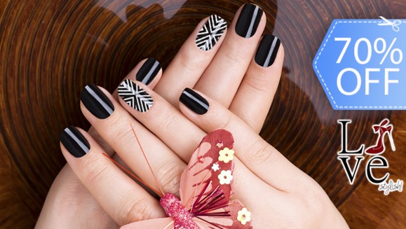 [Image: ¡Paga Q49 en lugar de Q165 por Manicure Express + Aplicación de Esmalte en Gel + Decoración en 2 Uñas!m]