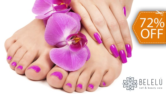 [Image: ¡Paga $12 en lugar de $43 por Manicure Express + Pedicure Express + Esmaltado Permanente en Manos y Pies + Depilación de Bozo!m]