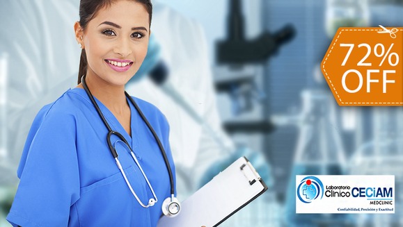 [Image: ¡Paga $18 en lugar de $64 Por Paquete de Exámenes de Laboratorio a Elección entre: Perfil Rutinario, Perfil Prostático o Perfil Tiroideo!m]