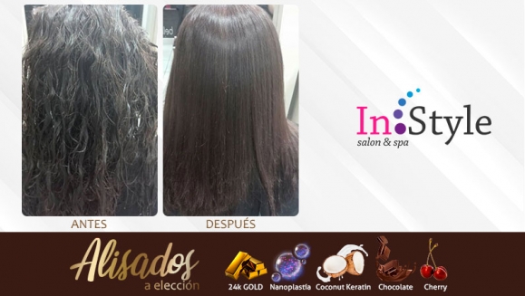 [Image: ¡Paga $25 en Lugar de $150 por Alisado a Elección: Nanoplastía, Cherry, 24K, Chocolate o Keratina Coco + Lavado Desintoxicante + Tratamiento Reestructurante y Antifrizz + Secado + Planchado + Mascarilla Selladora + Aplicación de Proteína Protectora!m]