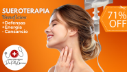 [Image: ¡Paga $25 en Vez de $85 por Sueroterapia con Complejo B12 Para Elevar Defensas, Combatir Cansancio y Potenciar Energía + Nutriente a Elección + Tiamina para Cuidar Corazón, Músculos y Sistema Nervioso + Consulta + Toma de Presión Arterial!m]