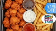 [Image: ¡Paga Q139 en Lugar de Q285 por Combo para 2-3 Personas que Incluye: 10 Alitas de Pollo Boneless + 8 Wontons de Camarón + Papas Fritas + Botella de Pepsi de 1.5 Litros!m]