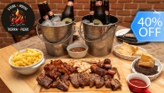 [Image: ¡After Office! ¡Paga Q299 en Vez de Q500 por Parrillada Mixta de 2 Lb que Incluye: Puyazo o Lomito + Costilla de Cerdo BBQ + Filete de Pollo + Chorizo Argentino + Chimichurri + Chirmol + 2 Acompañamientos a Elección + 1 Cubetazo de 6 Cervezas Gallo!m]
