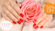 [Image: ¡Paga $10 en Lugar de $20 por Técnica Soft Gel o Rubber + Manicure Express + Aplicación de Esmaltado Permanente OPI o Gelish + Brillo Permanente!m]