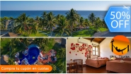 [Image: ¡FLASH SALE! ¡Paga Q599 en Lugar de Q1,200 por Estadía en Monterrico que Incluye: 1 Noche para 2 en Habitación Doble + 2 Desayunos + Impuestos y Más!m]