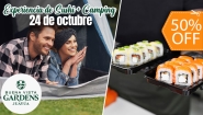 [Image: ¡Arma tu Sushi Favorito en Camping Buena Vista Gardens (24 de Octubre)! ¡Paga $50 en Lugar de $100 por 2 Pases al Ecoparque + Experiencia de Sushi Para 2 + Tienda de Campaña + 2 Colchonetas + Fogata y Más! ¡Solo 43 Cupones Disponibles!m]