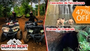 [Image: ¡Elige tu Aventura en Izalco, Sonsonate: Cuevas Misteriosas o Cascada Escondida! ¡Paga $130 en Lugar de $246 por 3 Horas de Recorrido en 4 Cuatrimotos para 4 Personas!m]